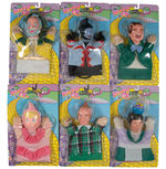 "THE WIZARD OF OZ" HAND PUPPET SET INCLUDING UNRELEASED CHARACTERS.