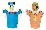 "HANNA-BARBERA" HAND PUPPETS.