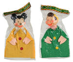 SPANISH DISNEY HAND PUPPETS WITH FLICKER/FLASHER EYES.