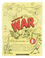 “HORRORS OF WAR” GUM CARD WRAPPER.