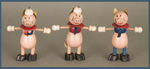 THREE LITTLE PIGS FUN-E-FLEX VARIANT FIGURE SET.