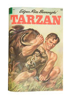 TARZAN V6 #61-72 DELL FILE 1954-55 BOUND VOLUME.