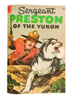 SGT. PRESTON OF THE YUKON #7-18 DELL FILE 1953-56 BOUND VOLUME.