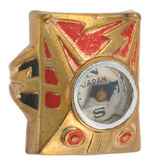 CAPTAIN MARVEL ROCKET RAIDER COMPASS RING.