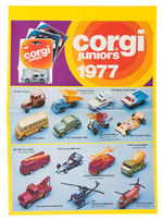 "CORGI JUNIORS HEROES" CAR CARRY CASE INCLUDING BATMAN, SPIDER-MAN, BOND AND TV CHARACTER CARS.