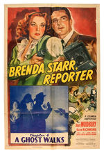 "BRENDA STARR, REPORTER" SERIAL ONE-SHEET POSTER.