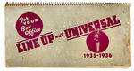 UNIVERSAL 1935-1936 EXHIBITORS BOOK.