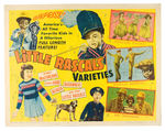 “LITTLE RASCALS VARIETIES” HALF-SHEET MOVIE POSTER.