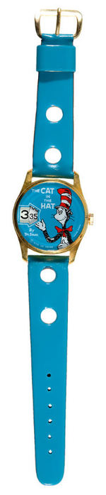 “THE CAT IN THE HAT” EARLY DIGITAL WRIST WATCH.