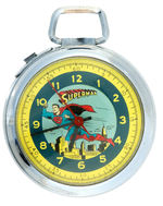 SUPERMAN” POCKETWATCH/STOPWATCH.