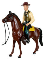 WYATT EARP/HUGH O'BRIEN FULL SIZE HARTLAND FIGURE WITH TAG.