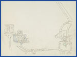 MICKEY'S AMATEURS PRODUCTION DRAWING PAIR FEATURING GOOFY.