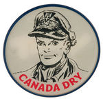 "SEE TERRY ON TV" CANADA DRY PREMIUM FLICKER BADGE.