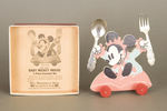 "BABY MICKEY MOUSE 2 PIECE EDUCATOR SET" BY "WM. ROGERS & SON SILVER PLATE."