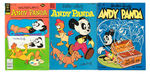 WALTER LANTZ SIGNED "ANDY PANDA" COMIC BOOK TRIO.