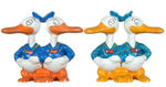 LONG-BILLED DOUBLE DONALD DUCK TOOTHBRUSH HOLDER PAIR (COLOR VARIETIES).