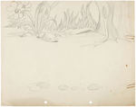 SILLY SYMPHONIES "SUMMER" ORIGINAL BACKGROUND LAYOUT ART.