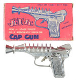 "JET JR." BOXED SPACE CAP GUN.