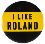 “I LIKE ROLAND” SHOCK THEATER PHILA. TV BUTTON.