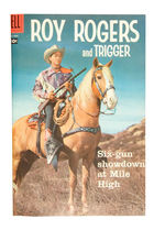 ROY ROGERS V11 #121-132 DELL FILE 1958 BOUND VOUME.