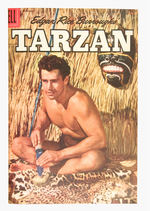 TARZAN V9 #88-99 PLUS TARZAN’S JUNGLE ANNUAL #6  DELL FILE 1957 BOUND VOLUME.