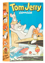 TOM AND JERRY V8 #85-96 DELL FILE 1951-52 BOUND VOLUME.