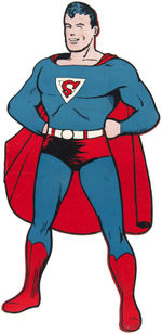 SUPERMAN DIE-CUT PROMOTIONAL FOLDER.