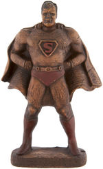 SCARCE SUPERMAN BROWN & RED PROMOTIONAL FIGURE.