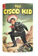 CISCO KID V3 ISSUES #26-37 DELL FILE 1955-57 BOUND VOLUME.