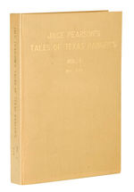 JACE PEARSON’S TALES OF THE TEXAS RANGER V1 #2-13 DELL FILE 1953-1956 BOUND VOLUME.