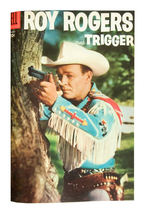 ROY ROGERS AND TRIGGER V9 #97-108 DELL FILE 1956 BOUND VOLUME.