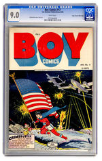 BOY COMICS #17 AUGUST 1944 CGC 9.0 WHITE PAGES MILE HIGH COPY.