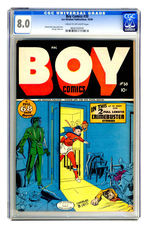 BOY COMICS #30 OCTOBER 1946 CGC 8.0 CREAM TO OFF-WHITE.