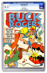 BUCK ROGERS #3 DECEMBER 1941 CGC 8.0 OFF-WHITE PAGES.