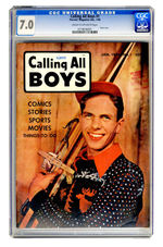 CALLING ALL BOYS #1 JANUARY 1946 CGC 7.0 CREAM TO OFF-WHITE PAGES.