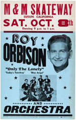 ROY ORBISON CONCERT POSTER.