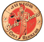 "SPIKE JONES JUNIOR CITY SLICKERS" LARGE TOY DRUM.