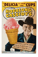 HOPALONG CASSIDY ICE CREAM CONE LOT.