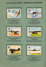 AIRCRAFT GERMAN CIGARETTE COMPLETE CARD ALBUM.