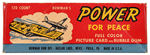 “POWER FOR PEACE” RARE BOWMAN GUM CARD DISPLAY BOX.