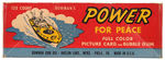 “POWER FOR PEACE” RARE BOWMAN GUM CARD DISPLAY BOX.