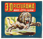 “3-D PICTURAMA MAGIC BREAD END LABEL ALBUM” COMPLETE WITH GLASSES.