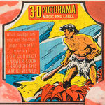 “3-D PICTURAMA MAGIC BREAD END LABEL ALBUM” COMPLETE WITH GLASSES.