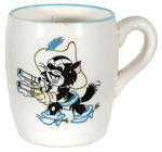 ROBBER KITTEN CERAMIC MUG.