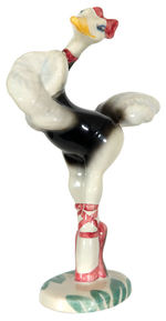 FANTASIA OSTRICH FIGURINE BY VERNON KILNS.