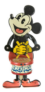 "NIFTY MICKEY MOUSE DRUMMER" TOY WITH RARE BOX.