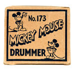 "NIFTY MICKEY MOUSE DRUMMER" TOY WITH RARE BOX.