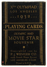 ”OLYMPIC GAMES 1932” PLAYING CARD DECK.