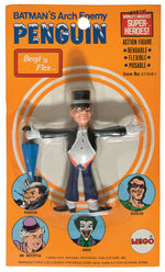 “BATMAN’S ARCH ENEMY PENGUIN” BEND ‘N FLEX MEGO FIGURE ON CARD.