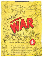 “HORRORS OF WAR” GUM CARD WRAPPER.